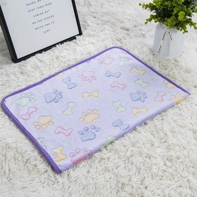 Cross-border pet blanket mat cat and dog flannel blanket autumn and winter warm blanket pet sleeping mat wholesale - HONORABLE VETERANS SOLUTIONS