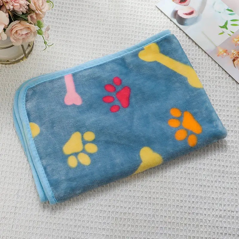 Cross-border pet blanket mat cat and dog flannel blanket autumn and winter warm blanket pet sleeping mat wholesale - HONORABLE VETERANS SOLUTIONS