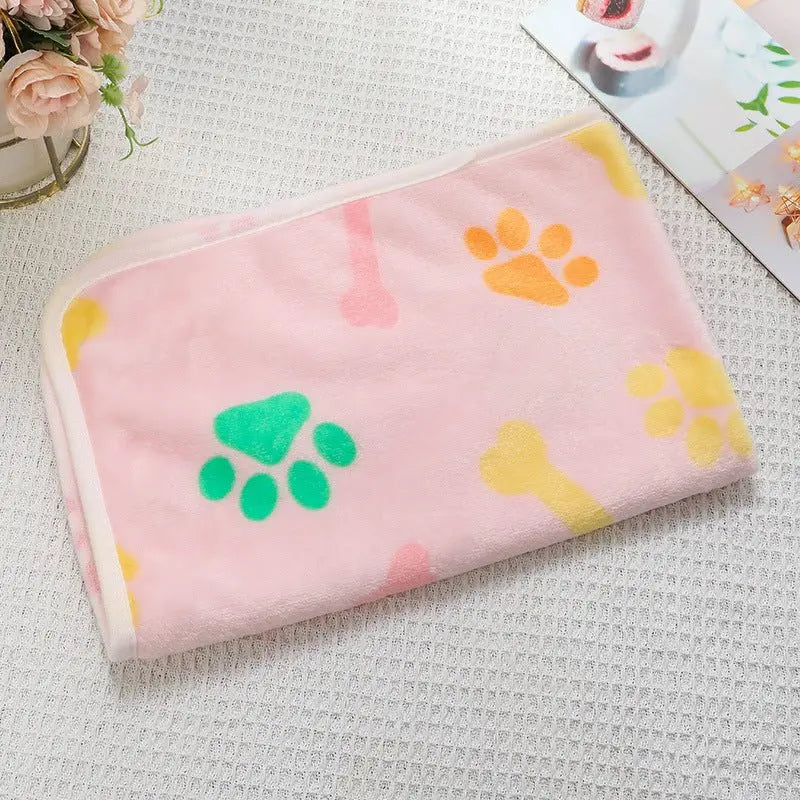 Cross-border pet blanket mat cat and dog flannel blanket autumn and winter warm blanket pet sleeping mat wholesale - HONORABLE VETERANS SOLUTIONS