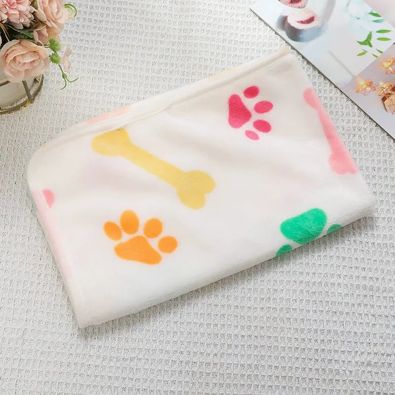 Cross-border pet blanket mat cat and dog flannel blanket autumn and winter warm blanket pet sleeping mat wholesale - HONORABLE VETERANS SOLUTIONS