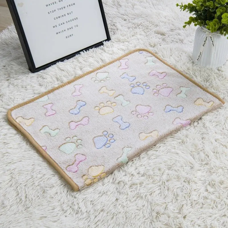 Cross-border pet blanket mat cat and dog flannel blanket autumn and winter warm blanket pet sleeping mat wholesale - HONORABLE VETERANS SOLUTIONS