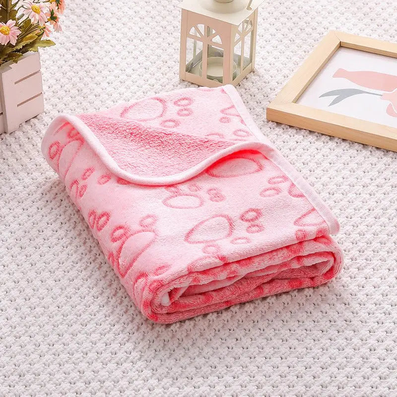 Cross-border pet blanket mat cat and dog flannel blanket autumn and winter warm blanket pet sleeping mat wholesale - HONORABLE VETERANS SOLUTIONS