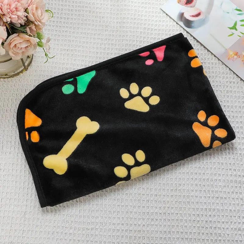 Cross-border pet blanket mat cat and dog flannel blanket autumn and winter warm blanket pet sleeping mat wholesale - HONORABLE VETERANS SOLUTIONS