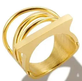 Crystal Zircon Bead Ring – Stainless Steel Fine Jewelry - HONORABLE VETERANS SOLUTIONS