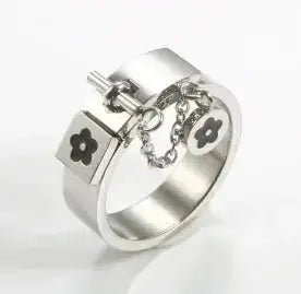 Crystal Zircon Bead Ring – Stainless Steel Fine Jewelry - HONORABLE VETERANS SOLUTIONS