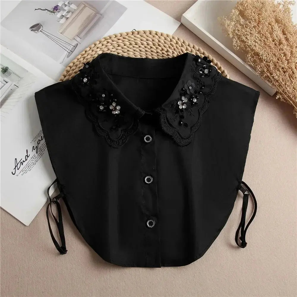Detachable Lace False Collar for Women – Vintage Style - HONORABLE VETERANS SOLUTIONS