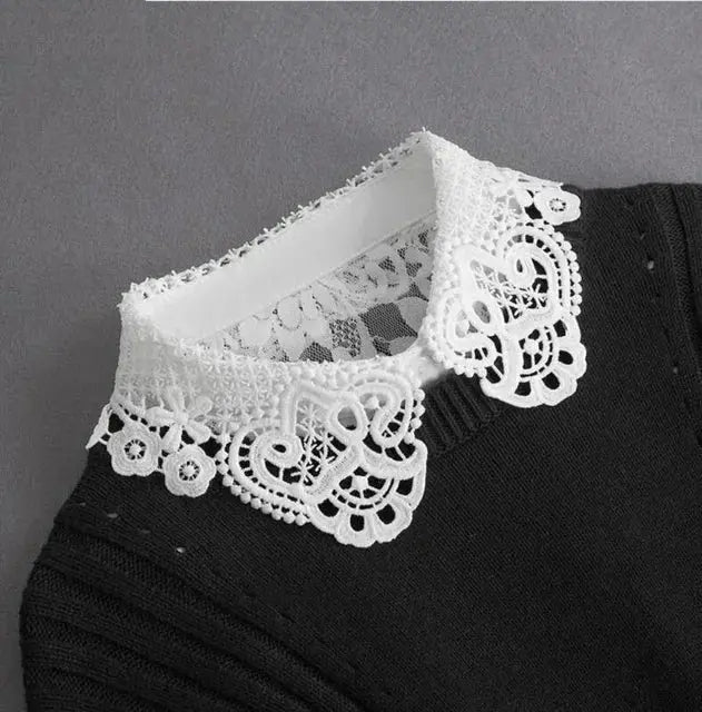 Detachable Lace False Collar for Women – Vintage Style - HONORABLE VETERANS SOLUTIONS