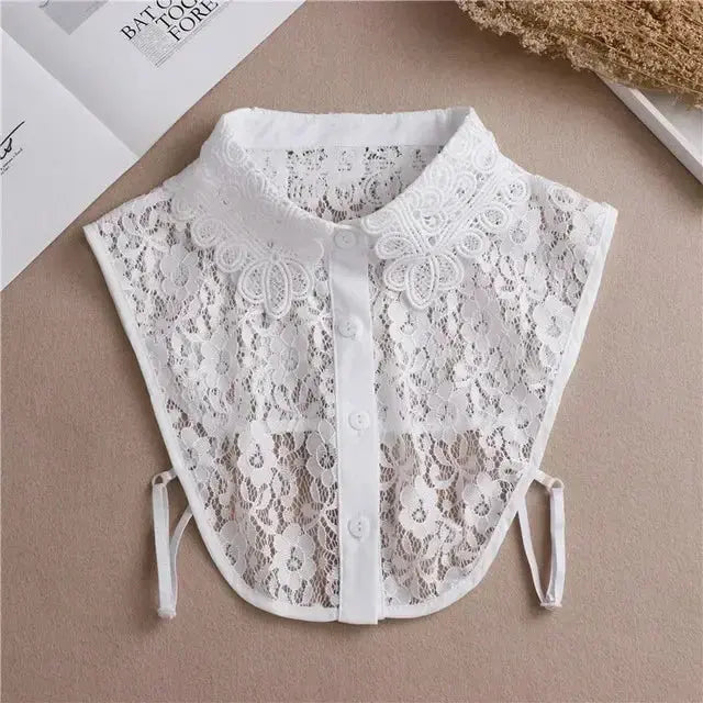 Detachable Lace False Collar for Women – Vintage Style - HONORABLE VETERANS SOLUTIONS