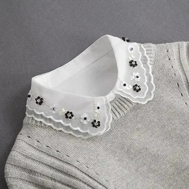 Detachable Lace False Collar for Women – Vintage Style - HONORABLE VETERANS SOLUTIONS