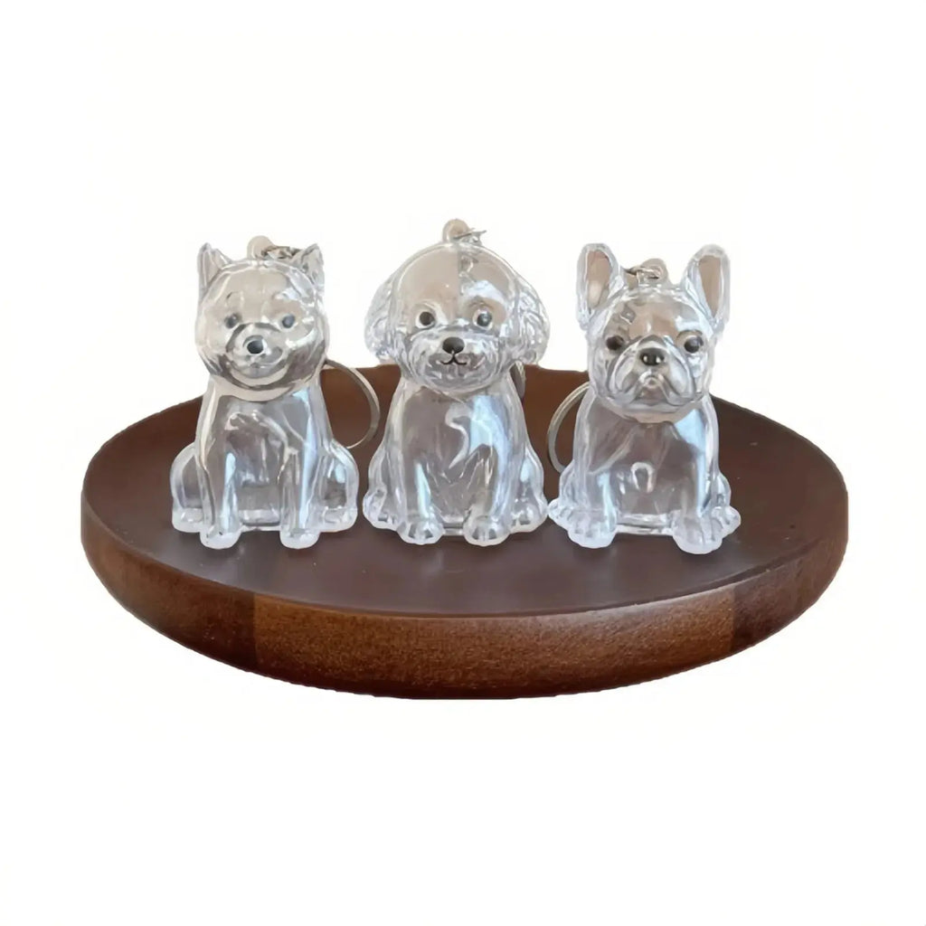 Dog Hair Storage Cute Pendant Keychain Bag Pendant Couple Car Key Chains Jewelry Souvenir Collection Gift Decoration Accessories - HONORABLE VETERANS SOLUTIONS