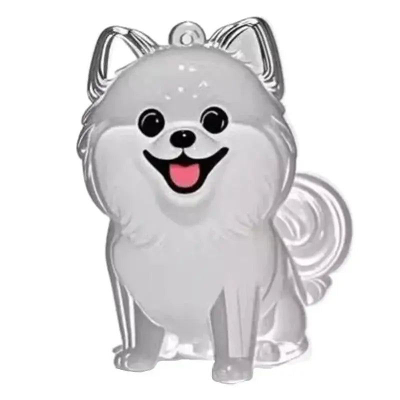Dogs Hair Storage Pendant Cute Keychain Bag Pendant Couple Car Key Chains Jewelry Souvenir Collection Gift Decor Dog Accessories - HONORABLE VETERANS SOLUTIONS
