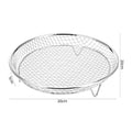 Durable Stackable Air Fryer Rack Non-Stick Stainless Steel Airfryer Tray Grill Basket Kitchen Gadgets - HONORABLE VETERANS SOLUTIONS