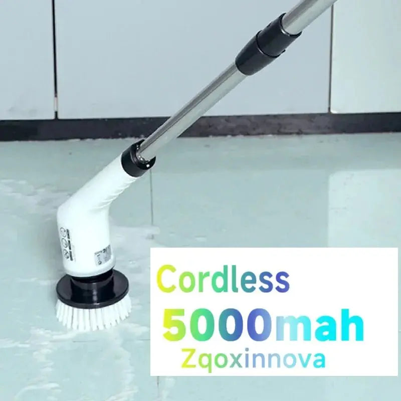 Electric Cleaning Brush Electric Spin Scrubber 7 in 1 Cleaning Tool For Kitchen/Bathroom/Living Room Household Hair Brushes - HONORABLE VETERANS SOLUTIONS