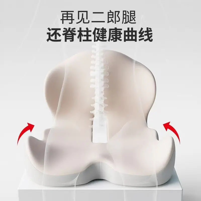 Integrated Seat and Back Cushion for Office, Memory Foam Chair Cushion for Long Sitting Without Fatigue, Car Seat Cushion for Waist Protection and Hip Shaping - HONORABLE VETERANS SOLUTIONS