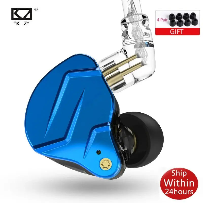 KZ ZSN Pro X Hybrid In-Ear Earphones with Bass Boost - HONORABLE VETERANS SOLUTIONS
