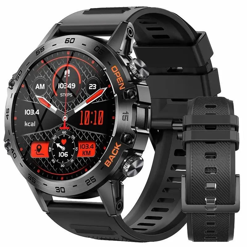 LIGE 1.39 Inch HD Bluetooth Call Smart Watch Men Fitness Tracker Blood Oxygen Health Monitor 400mAh Smartwatch 100+ Sport Modes - HONORABLE VETERANS SOLUTIONS