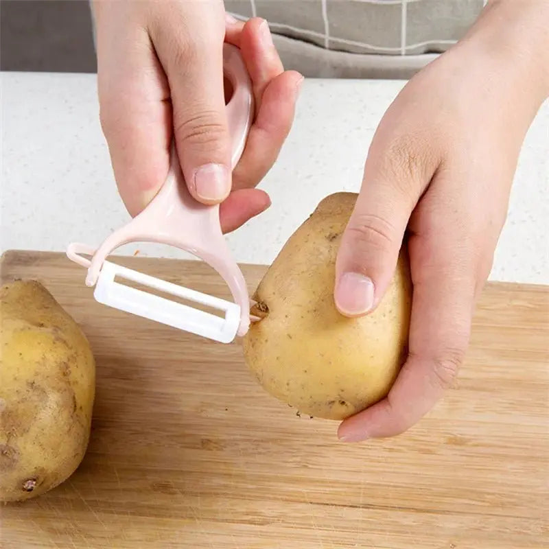 LMETJMA Ceramic Peeler 4 Color Vegetable Fruit Peeler Kitchen Potato Carrot Cucumber Peeler Peeling Kitchen Gadgets KC0113 - HONORABLE VETERANS SOLUTIONS