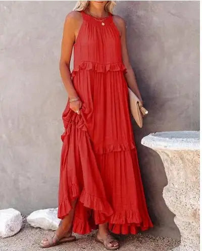 Lotus Leaf Hem Dress for Women - HONORABLE VETERANS SOLUTIONS