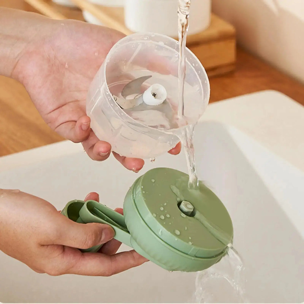 Multifunctional Vegetable Chopper Small Food Processor Manual Hand-Cranked Food Chopper Mincer Tool Garlic Kitchen Gadgets - HONORABLE VETERANS SOLUTIONS