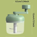 Multifunctional Vegetable Chopper Small Food Processor Manual Hand-Cranked Food Chopper Mincer Tool Garlic Kitchen Gadgets - HONORABLE VETERANS SOLUTIONS