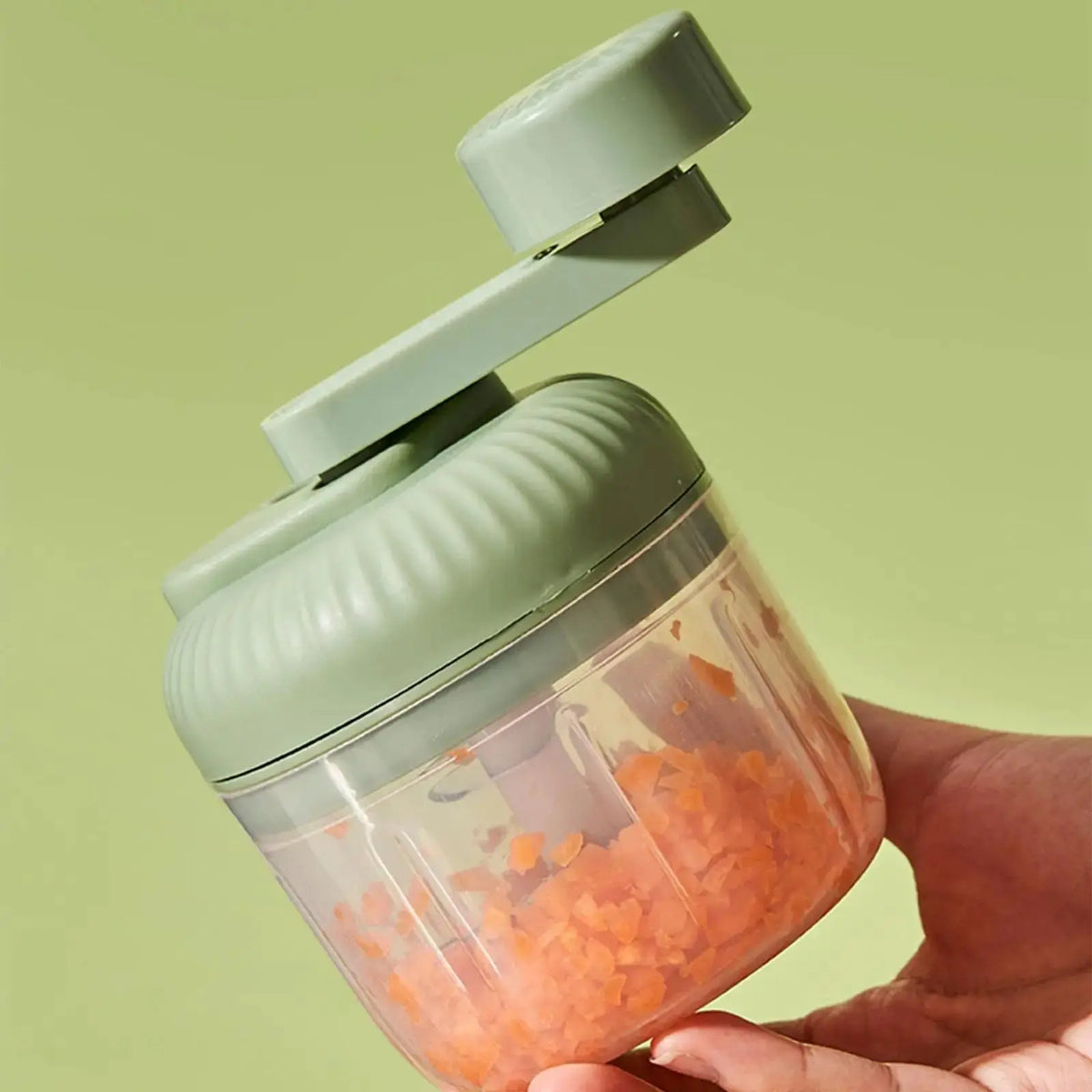 Multifunctional Vegetable Chopper Small Food Processor Manual Hand-Cranked Food Chopper Mincer Tool Garlic Kitchen Gadgets - HONORABLE VETERANS SOLUTIONS