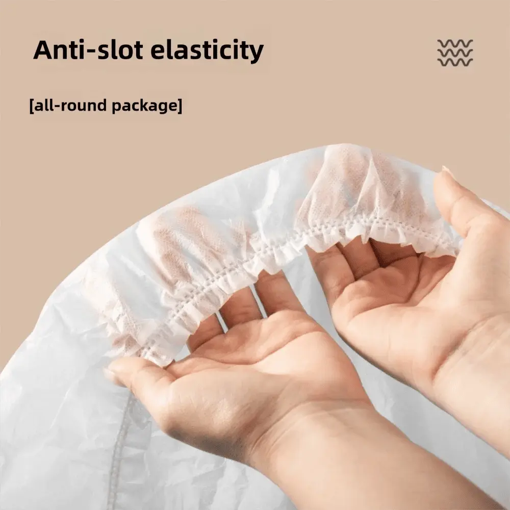 Non-woven Disposable Fitted Sheet with Elastic Bands Single Bed Mattress Covers Non Slip Disposable Sheet Bed Cover Travel - HONORABLE VETERANS SOLUTIONS