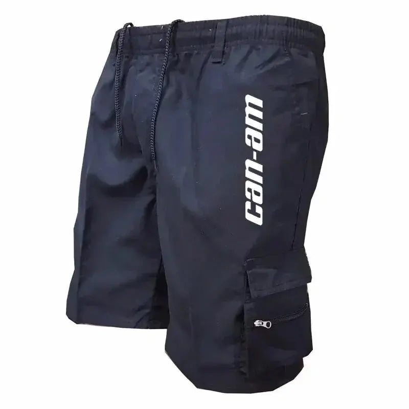 Outdoor Shorts, Bike Shorts with Elastic Belts, Baggy Work Shorts with Multiple Pockets, Quick-Drying Printed Sweatpants - HONORABLE VETERANS SOLUTIONS