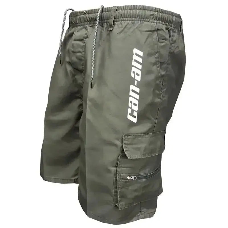 Outdoor Shorts, Bike Shorts with Elastic Belts, Baggy Work Shorts with Multiple Pockets, Quick-Drying Printed Sweatpants - HONORABLE VETERANS SOLUTIONS