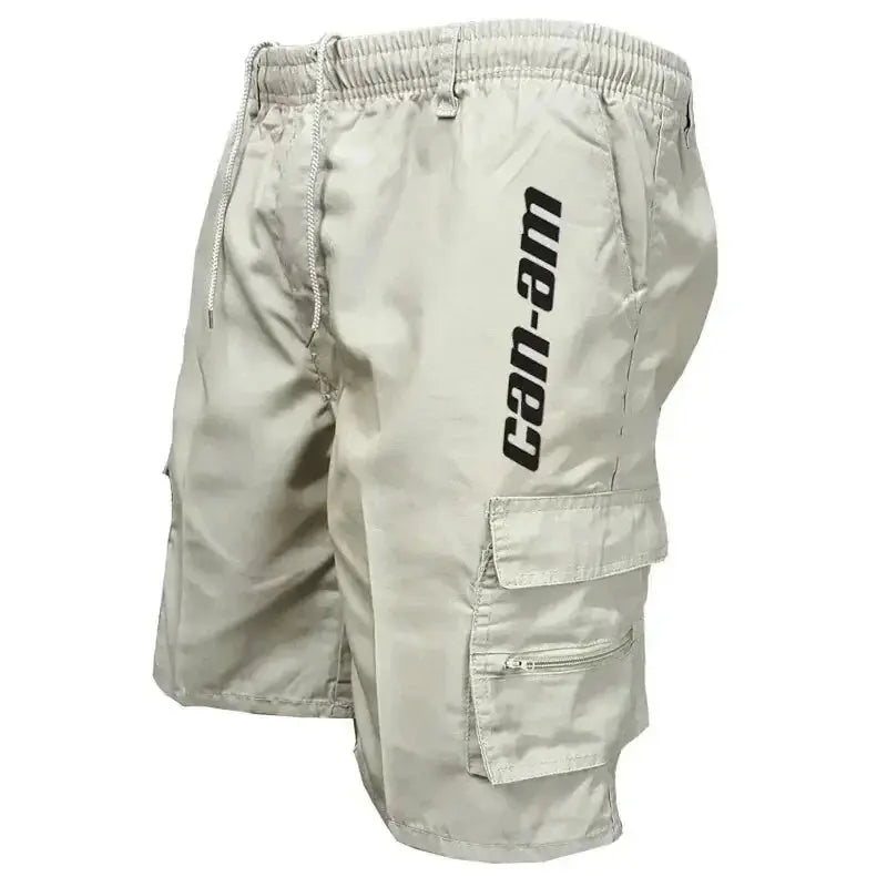 Outdoor Shorts, Bike Shorts with Elastic Belts, Baggy Work Shorts with Multiple Pockets, Quick-Drying Printed Sweatpants - HONORABLE VETERANS SOLUTIONS