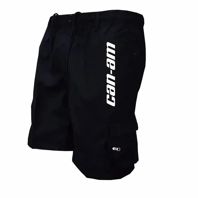 Outdoor Shorts, Bike Shorts with Elastic Belts, Baggy Work Shorts with Multiple Pockets, Quick-Drying Printed Sweatpants - HONORABLE VETERANS SOLUTIONS