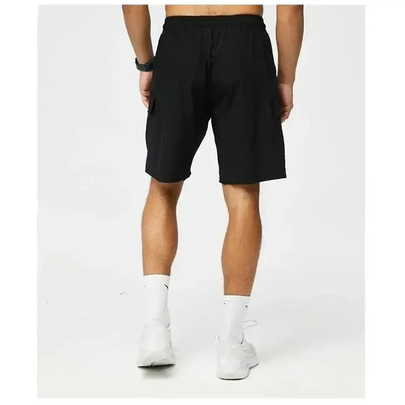Outdoor Shorts, Bike Shorts with Elastic Belts, Baggy Work Shorts with Multiple Pockets, Quick-Drying Printed Sweatpants - HONORABLE VETERANS SOLUTIONS