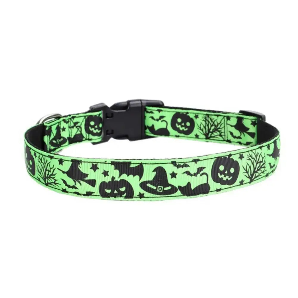 Pet Accessories Decorative Halloween Dog Collar Adjustable Quick Release Dogs Leash Nylon Dog Traction Rope for Dogs Cats - HONORABLE VETERANS SOLUTIONS