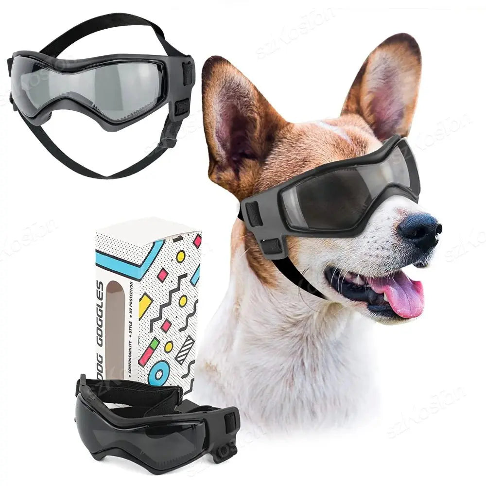 Pet Accessories Dog Outdoor UV Protection Sunglasses Cat Dog Goggles for Small Medium Breed Puppy Glasses Adjustable Straps - HONORABLE VETERANS SOLUTIONS