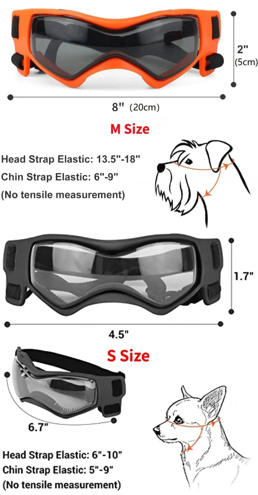 Pet Accessories Dog Outdoor UV Protection Sunglasses Cat Dog Goggles for Small Medium Breed Puppy Glasses Adjustable Straps - HONORABLE VETERANS SOLUTIONS