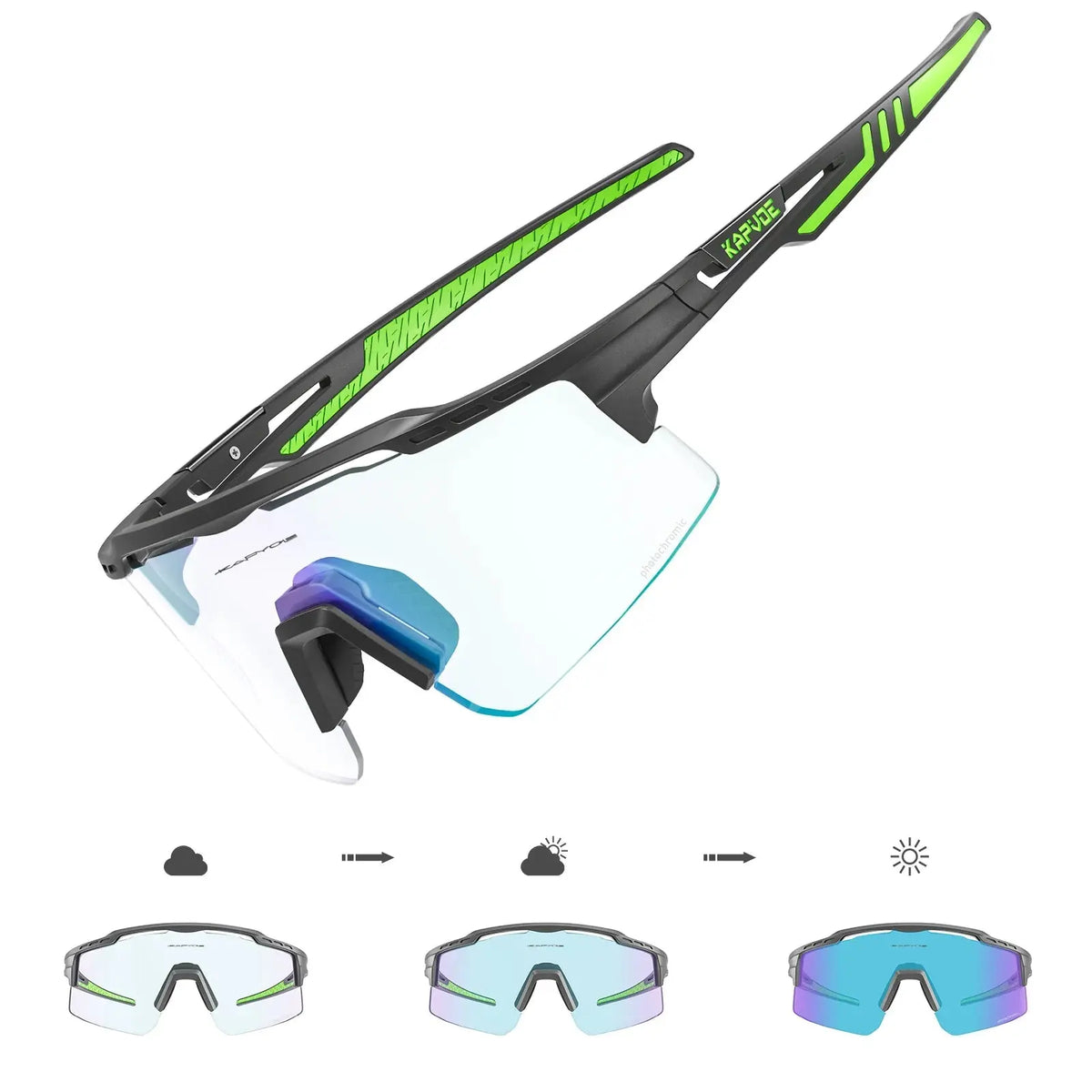 Photochromic Sunglasses UV400 Bike Bicycle Glasses Men's Blue Sports Woman Cycling Eyewear Outdoor MTB Glasses Bike Goggles - HONORABLE VETERANS SOLUTIONS