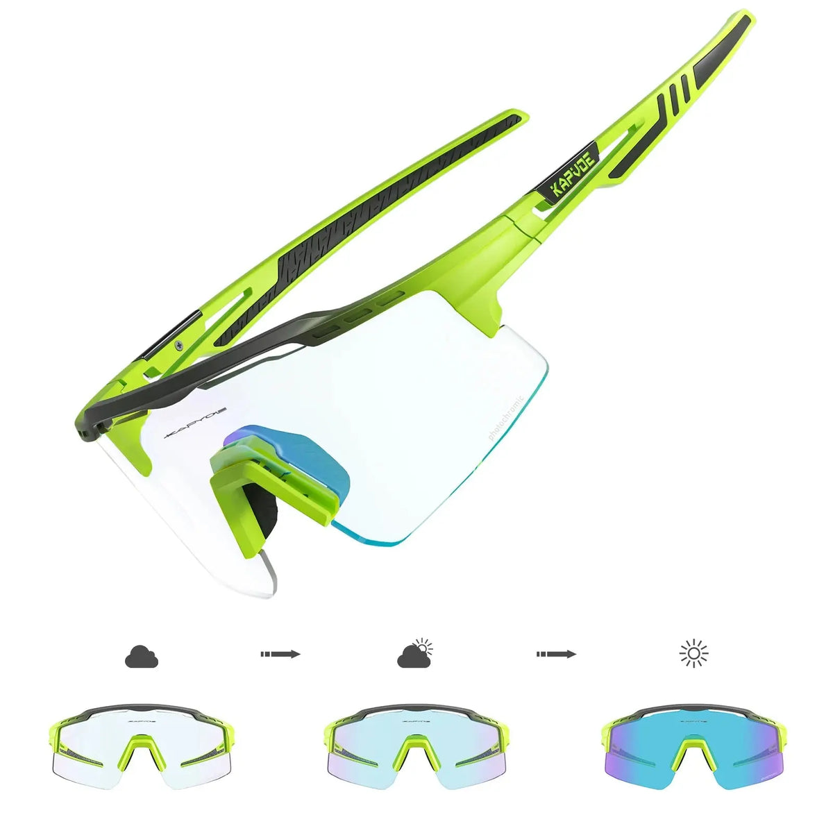 Photochromic Sunglasses UV400 Bike Bicycle Glasses Men's Blue Sports Woman Cycling Eyewear Outdoor MTB Glasses Bike Goggles - HONORABLE VETERANS SOLUTIONS