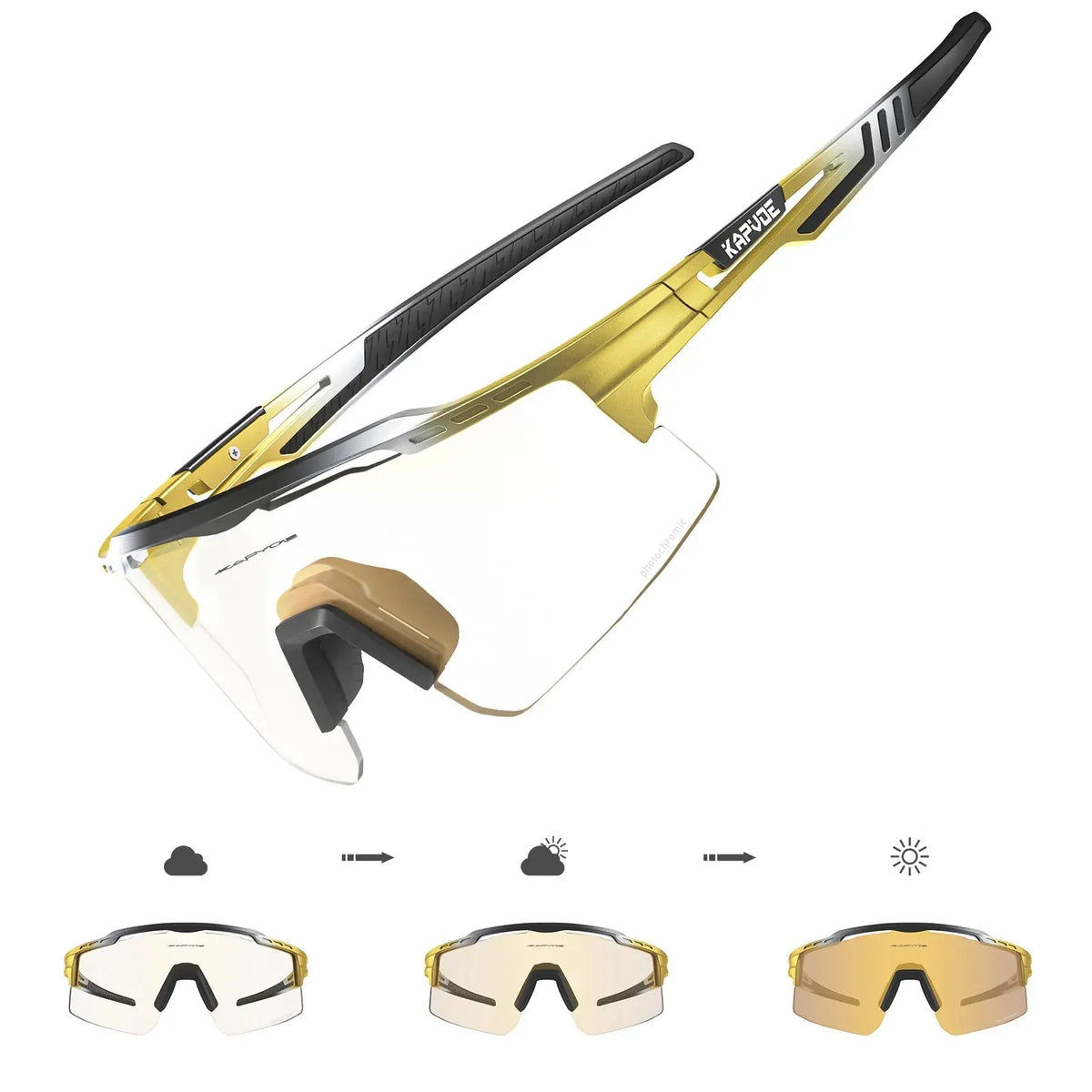 Photochromic Sunglasses UV400 Bike Bicycle Glasses Men's Blue Sports Woman Cycling Eyewear Outdoor MTB Glasses Bike Goggles - HONORABLE VETERANS SOLUTIONS