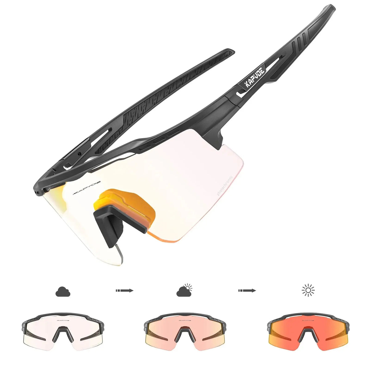 Photochromic Sunglasses UV400 Bike Bicycle Glasses Men's Blue Sports Woman Cycling Eyewear Outdoor MTB Glasses Bike Goggles - HONORABLE VETERANS SOLUTIONS