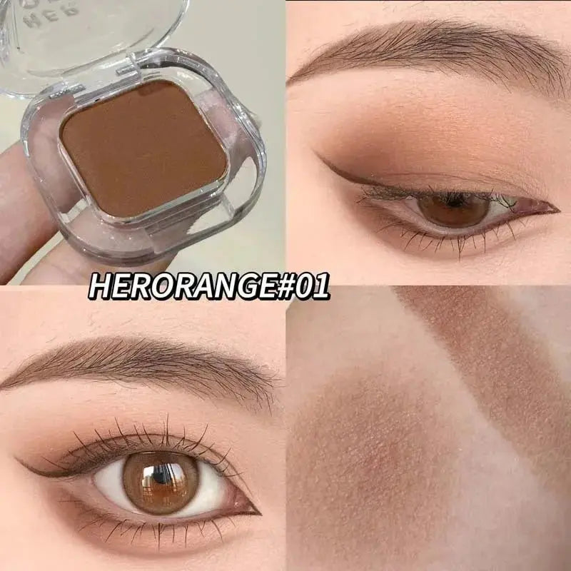 Red Brown Eyeshadow Palette Multifunctional Makeup Palette Silky Matte Coral Red Eyeliner Silkworm Lower Shadow Eyeliner Makeup - HONORABLE VETERANS SOLUTIONS