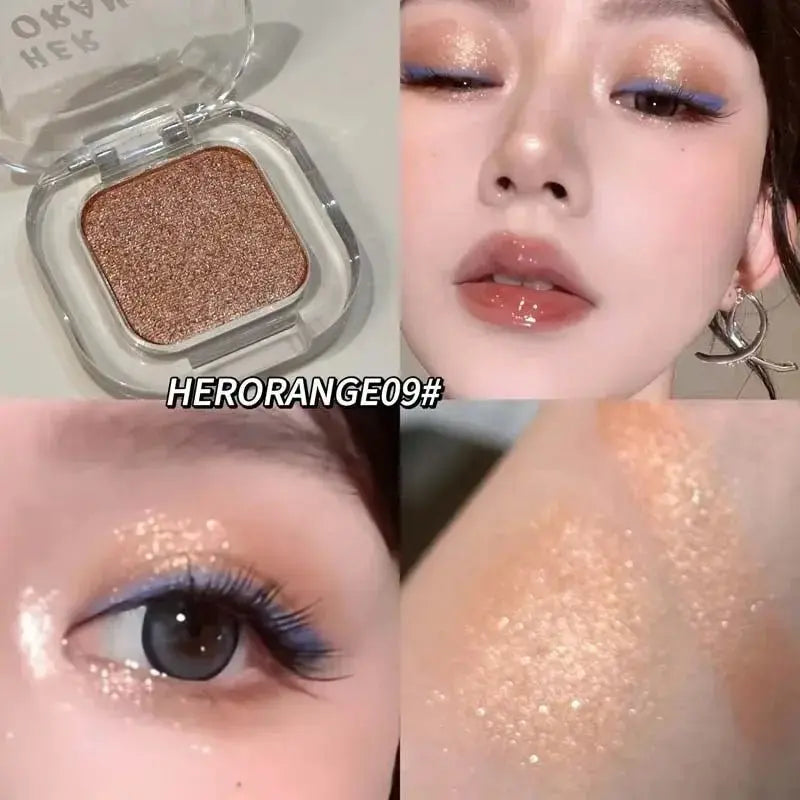 Red Brown Eyeshadow Palette Multifunctional Makeup Palette Silky Matte Coral Red Eyeliner Silkworm Lower Shadow Eyeliner Makeup - HONORABLE VETERANS SOLUTIONS