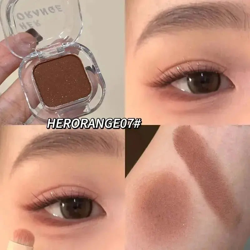 Red Brown Eyeshadow Palette Multifunctional Makeup Palette Silky Matte Coral Red Eyeliner Silkworm Lower Shadow Eyeliner Makeup - HONORABLE VETERANS SOLUTIONS