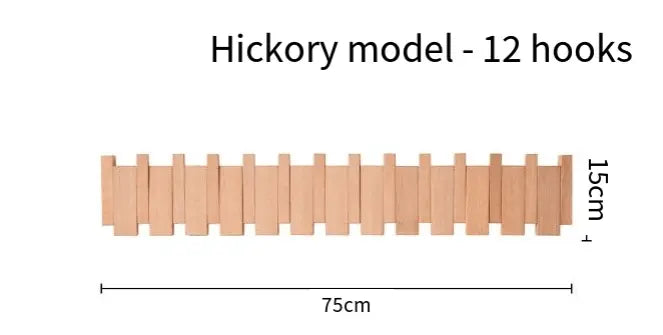 Simplicity Piano Key Wall Coat Rack (One Piece) - HONORABLE VETERANS SOLUTIONS