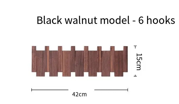 Simplicity Piano Key Wall Coat Rack (One Piece) - HONORABLE VETERANS SOLUTIONS