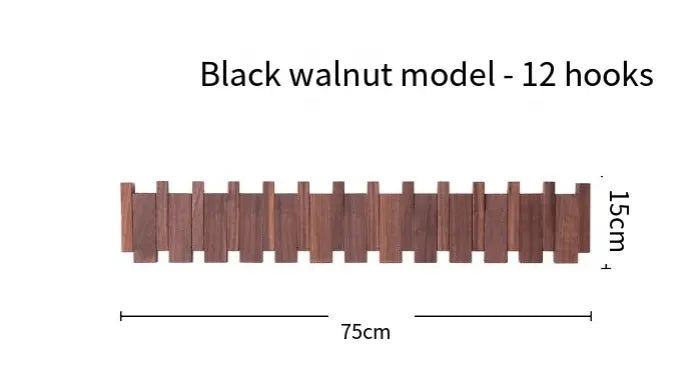 Simplicity Piano Key Wall Coat Rack (One Piece) - HONORABLE VETERANS SOLUTIONS