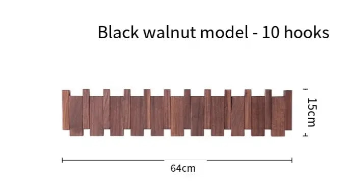 Simplicity Piano Key Wall Coat Rack (One Piece) - HONORABLE VETERANS SOLUTIONS