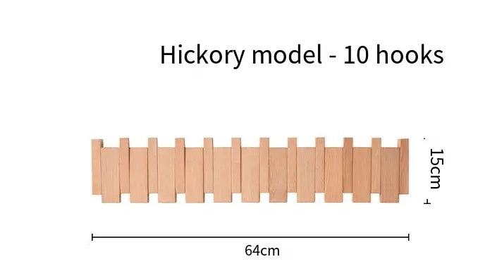 Simplicity Piano Key Wall Coat Rack (One Piece) - HONORABLE VETERANS SOLUTIONS