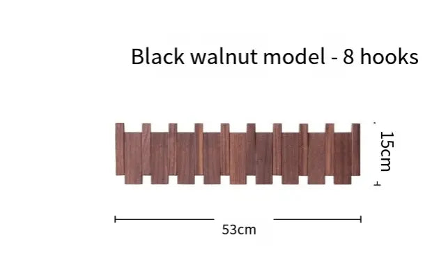 Simplicity Piano Key Wall Coat Rack (One Piece) - HONORABLE VETERANS SOLUTIONS