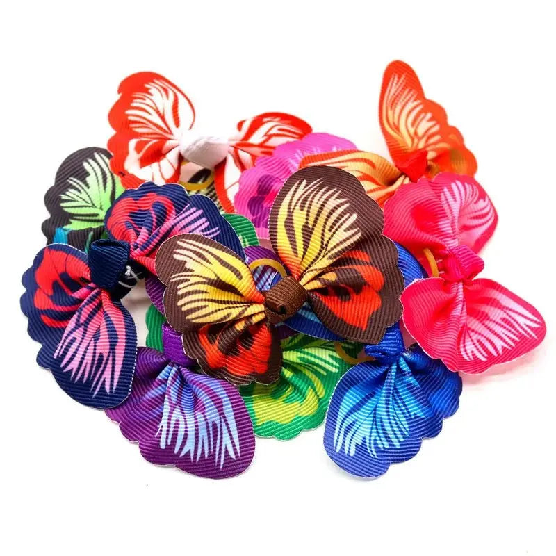 Small Dogs Accessories Bows Hair Supplies for Pets Puppy Hair Clips Yorkshire Grooming Table Cat Bows Accessoire Pour Chien - HONORABLE VETERANS SOLUTIONS
