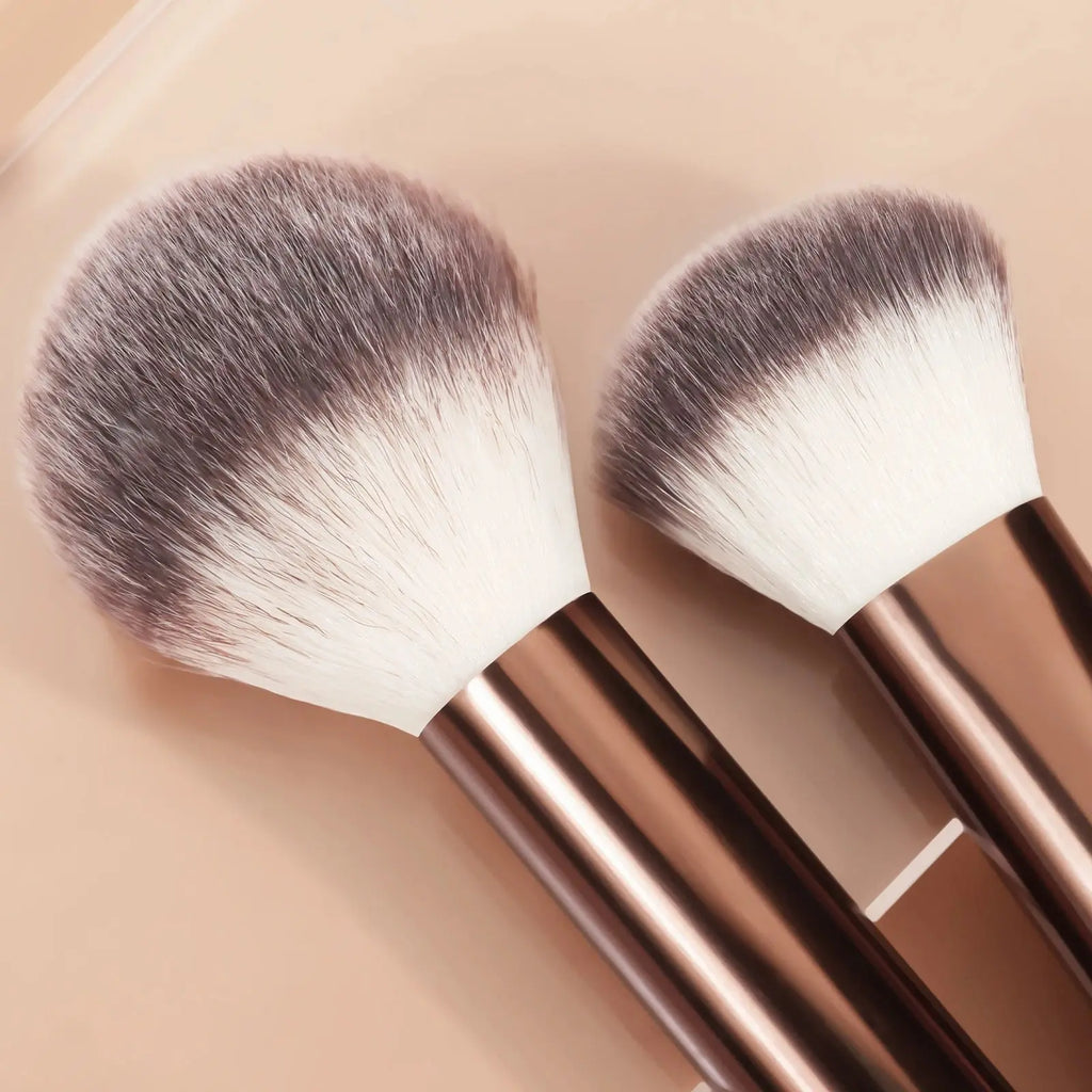 Soft Bristle Kabuki Blending Makeup Brush Set 13Pcs Foundation Eyeshadow Blush Cosmetic Tool Professional Salon Daily Facial Makeup Supply - HONORABLE VETERANS SOLUTIONS