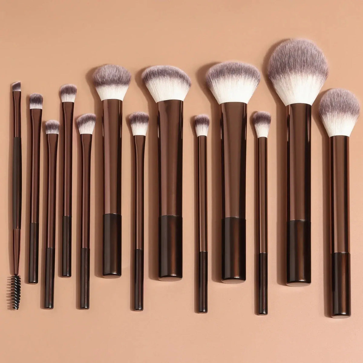 Soft Bristle Kabuki Blending Makeup Brush Set 13Pcs Foundation Eyeshadow Blush Cosmetic Tool Professional Salon Daily Facial Makeup Supply - HONORABLE VETERANS SOLUTIONS